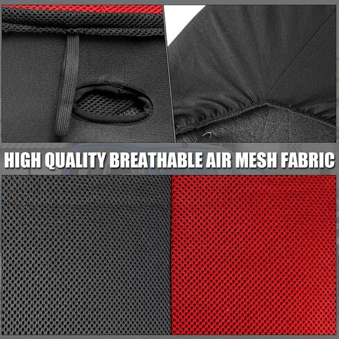 SAPUBK Custom-Fit Seat Covers Replace for 1997-2002 Wrangler TJ, Front and Rear Knitted Fabric Composite Soft Foam Lining Airmesh Breathable TJ Seat Cover Cushion in Saudi Arabia