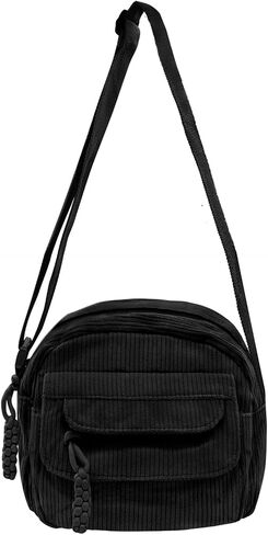 Long Keeper Corduroy Crossbody Bag for Women Cute Purse Strawberry Shoulder Bag Messenger Phone Cross body Bag Handbags Purse in Saudi Arabia