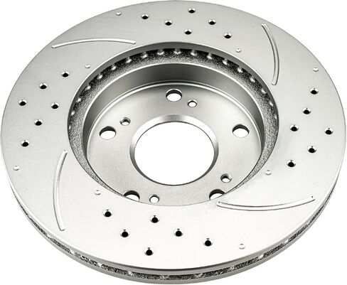 PHILTOP 10.58 inch（268.9 mm） Rear Solid Disc Brake Rotors Compatible with Toyota Solara 2004-2008, 2-PC Set replace # 31322 in Saudi Arabia