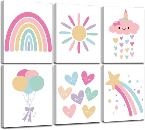 مؤطرة Preppy Bows Wall Art ، Pink Bow Girly Wall Decor for Bedroom Realthetic ، Preppy Bow Pictures for Girls Bedroom College (جاهزة للتعليق ، مجموعة من 6 ، 8x10in ، مؤطرة) in Kuwait