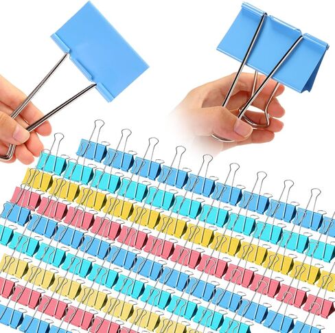 JETEC 50 PCS 3 بوصة مقاطع جومبو جماهي كبيرة مقاطع كبيرة الموثوق الأسود الكبير كبير العمل المعدني العملاق المشابك كبيرة للمكاتب والمنزل أكياس المطبخ طعام المطبخ الرسم in Saudi Arabia