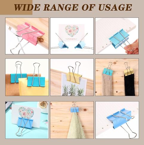 JETEC 50 PCS 3 بوصة مقاطع جومبو جماهي كبيرة مقاطع كبيرة الموثوق الأسود الكبير كبير العمل المعدني العملاق المشابك كبيرة للمكاتب والمنزل أكياس المطبخ طعام المطبخ الرسم in Saudi Arabia