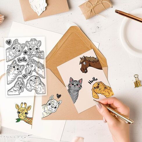 Globleland Funny Goose Clear Stamps for Scrapbooking Fishing Teightting Goose Silicone Stamps Cute Cleat in Saudi Arabia