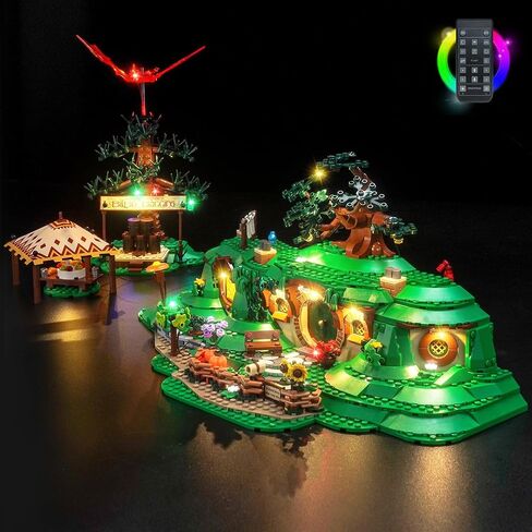 BrickBling LED Light Compatible with Lego 10354 The Shire- Not Come with Model (RC Version Light) in Saudi Arabia