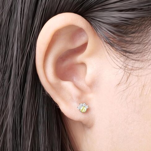 limerencia 18G Titanium Body Piercing Jewelry, Internally Threaded Flat Back Earring Tragus Helix Cartilage Conch Medusa Stud Earring for Women Men 1PC in Saudi Arabia