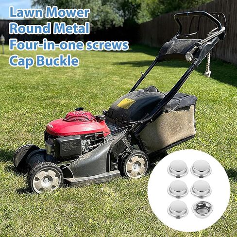 1/2 Inch Push Nut Axle Cap, 4 Pack Push on Pushnut Cap Spring Steel Permanent Washer Caps with Mechanical Zinc Plating for Hand Trucks, Rolling Bins and Lawn Cart Alternative for Cotter Pins in Saudi Arabia