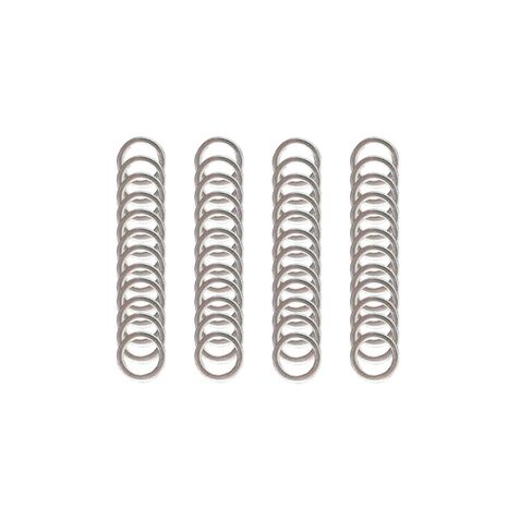 48pcs m20x28mm shim gasher set - فواصل معدنية دقيقة 0.1/0.2/0.3/0.5 ملم للآلات ، محاذاة عمود ، متوافق مع مسامير مترية M20 in Kuwait