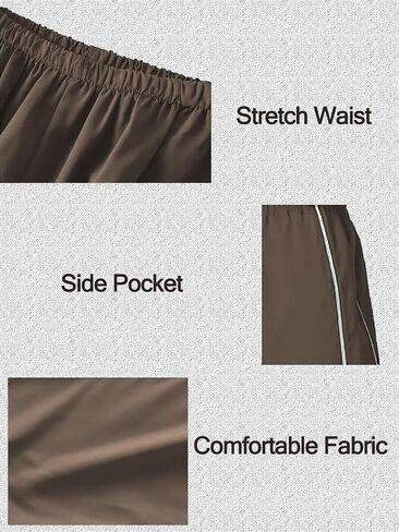 Women's Athletic Sweatpants Parachute Pants Elastic Waist Wide Leg Baggy Jogger Trousers in Saudi Arabia