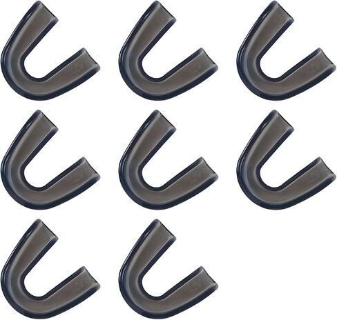 8 Pcs Sports Mouth Guards - Clear EVA Mouth Guard for Braces for Sports for Basketball, Boxing & More - Youth & Adult Fit, Mouth Pieces Football Mouthpiece in Saudi Arabia