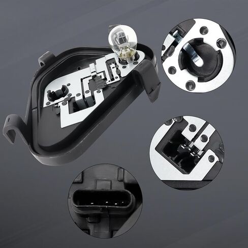 Right Passenger Side Rear Tail Light Lamp Holder Bracket Socket Panel with Harness and Bulbs Fit for BMW 3 Series 320i 328i 335i 328d 2012 2013 2014 2015 Replace 63217313044 in Saudi Arabia