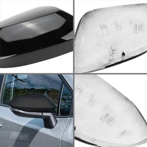 Black Right Passenger Side Replacement Mirror Cover Cap Housing for 2020 2021 2022 2023 2024 2025 Toyota Corolla, Directly Replace Style, Not Sticker in Saudi Arabia
