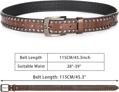 Vintage Western Belts for Women Cowgirls Belt with Floral Carved for Jeans Pants Dresses in Saudi Arabia