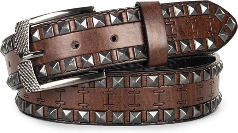 Vintage Western Belts for Women Cowgirls Belt with Floral Carved for Jeans Pants Dresses in Saudi Arabia