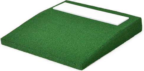 Pitching Mound, Portable Pitchers Mound with Non-Slip Rubber Plate, 6" Foldable Wooden Pitching Mounds for Baseball Softball Pitching Taining in Saudi Arabia