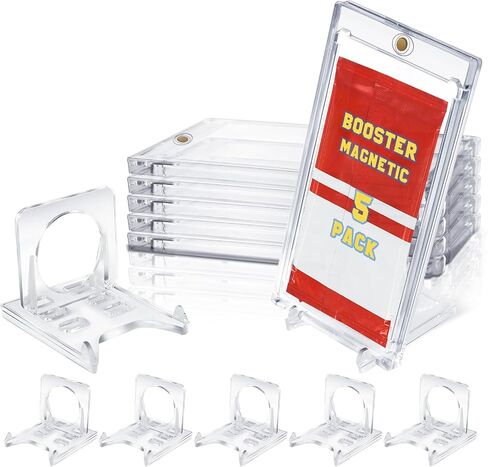 DEDC 10 pack Booster Pack Protector One Touch Card حامل- UV Magnetic Back Backdle Back Pack Pack حامل in Kuwait