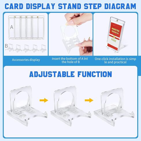 DEDC 10 pack Booster Pack Protector One Touch Card حامل- UV Magnetic Back Backdle Back Pack Pack حامل in Kuwait