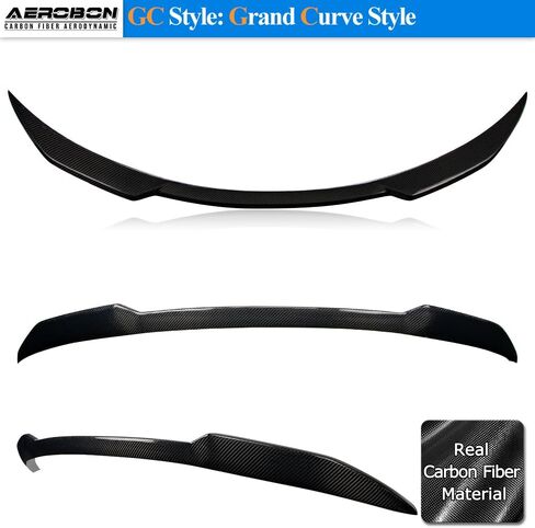 AeroBon Real Carbon Fiber Trunk Spoiler Compatible with 2022-2025 BMW 2 Series G42 Coupe and G87 M2 Spoiler (MP1 Style) in Saudi Arabia