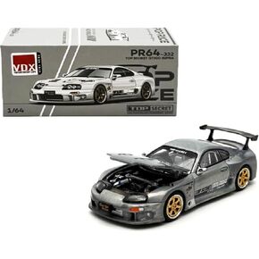 1:64 Diecast Model Car متوافق مع Toyota supra GT300 Top Secret Gold Metallic Limited Edition by pop race pr640229 in Kuwait