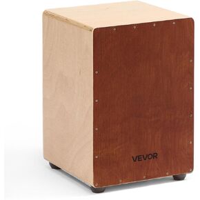 طبل مربع Vevor Cajon ، مع أسلاك الفخ الداخلية ، وصندوق الإيقاع الخشبي الخفيف وخفيف الوزن ، و Birch Wood Drum الموسيقية مع أقدام السيليكون ، للمبتدئين والمهنيين ، 10 × 10 × 15 في in Kuwait