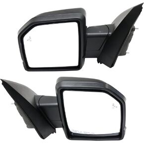 Kool Vue Driver Side Power Heated Mirror for Ford F-150 2015-2020 Power Fold With Signal Light, Blind Spot Monitor, Memory & Puddle Lamp Paintable in Kuwait