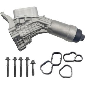 AMCC Engine Oil Cooler Filter Housing Compatible with BMW 330e 330i 430i 530i 630i 730Li X3 X4 X5 X6 Z4 Replaces: 11428651710, 11428580414 in Kuwait