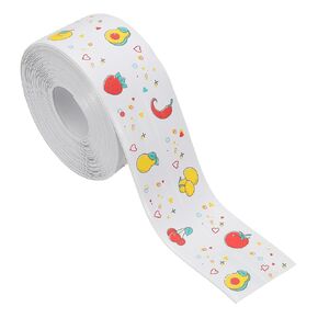 Patikil Cawlk Tape مقاوم للماء لاصق ذاتي ، مرحاض PVC سد الشريط السد الشريط سد الشريط شريط الختم لحمام المطبخ كونترتوب ، الزهور الحمراء (1.5 بوصة × 16.4 قدم) in Kuwait