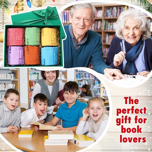 6 Pair Reader Socks for Book Lovers Gifts Cute Bookish Reading Themed Socks for Women Bookworm Librarian Gifts in Kuwait