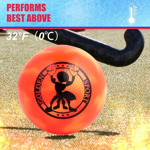 Street Hockey Balls - Official Outdoor Roller Balls for Indoor Games, Ideal for Sports Enthusiasts 12 Pack(Coloured) in Saudi Arabia