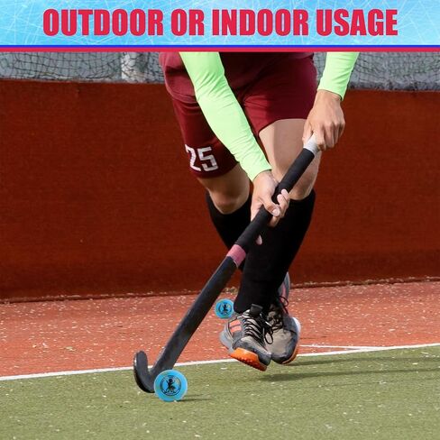 Street Hockey Balls - Official Outdoor Roller Balls for Indoor Games, Ideal for Sports Enthusiasts 12 Pack(Coloured) in Saudi Arabia