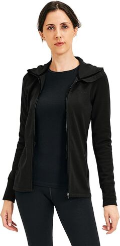 METARINO Merino Wool Jacket Women's Zip Up Hoodie Long Sleeve Casual Coat for Hiking,Hunting,Cycling,Sports in Kuwait