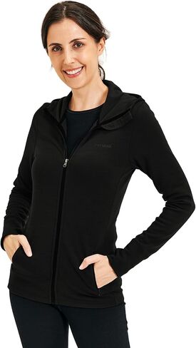 METARINO Merino Wool Jacket Women's Zip Up Hoodie Long Sleeve Casual Coat for Hiking,Hunting,Cycling,Sports in Kuwait