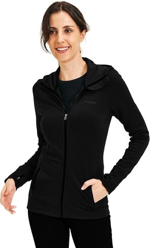 METARINO Merino Wool Jacket Women's Zip Up Hoodie Long Sleeve Casual Coat for Hiking,Hunting,Cycling,Sports in Kuwait