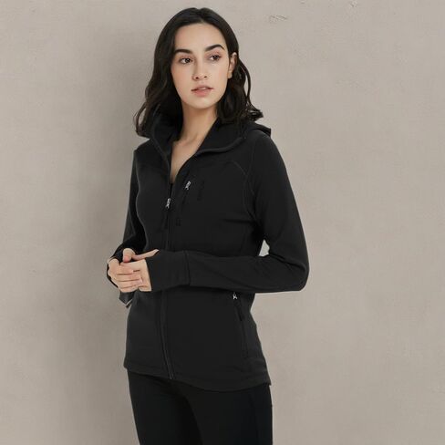 METARINO Merino Wool Jacket Women's Zip Up Hoodie Long Sleeve Casual Coat for Hiking,Hunting,Cycling,Sports in Kuwait