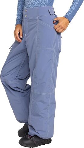 Roxy Women's Chloe Kim Snowboard Pant-15 ألف مقاومة للماء ، مسجلة بالكامل ، معزولة ، خالية من PFAS ، وسادة زنبق ، صغيرة in Saudi Arabia