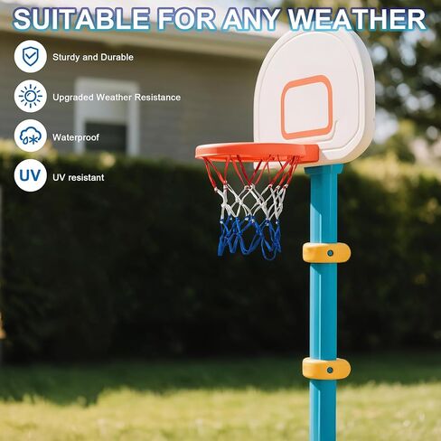 2 Pack Mini Basketball Net Presponse ، 8 حلقات داخلية في الهواء الطلق ، مناسبة للأبواب والجدران in Kuwait