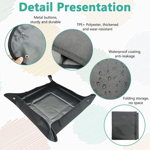 BNOSDM Travel Litter Box for Cats Portable Litter Boxes Kit Foldable Litterbox with Scoop Bowl Waterproof & Non-Stick for Car, Hotels, Outings, Temporary Stays in Saudi Arabia