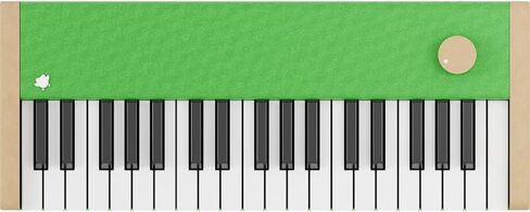 Loog Digital Piano - لوحة مفاتيح محمولة للمبتدئين مع Sound Sound Sound و MIDI على أداة تعليمية موسيقية قابلة لإعادة الشحن USB -C in Kuwait