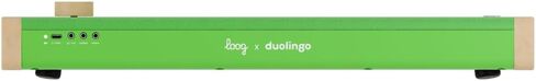 Loog Digital Piano - لوحة مفاتيح محمولة للمبتدئين مع Sound Sound Sound و MIDI على أداة تعليمية موسيقية قابلة لإعادة الشحن USB -C in Kuwait