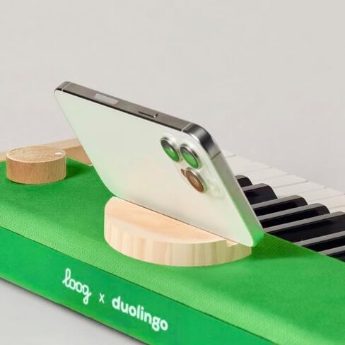 Loog Digital Piano - لوحة مفاتيح محمولة للمبتدئين مع Sound Sound Sound و MIDI على أداة تعليمية موسيقية قابلة لإعادة الشحن USB -C in Kuwait