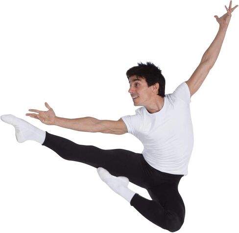 Body Wrappers Boys Ballet Dancewear Short Sleeve Snug Fit Tee Shirt - B400 in Saudi Arabia
