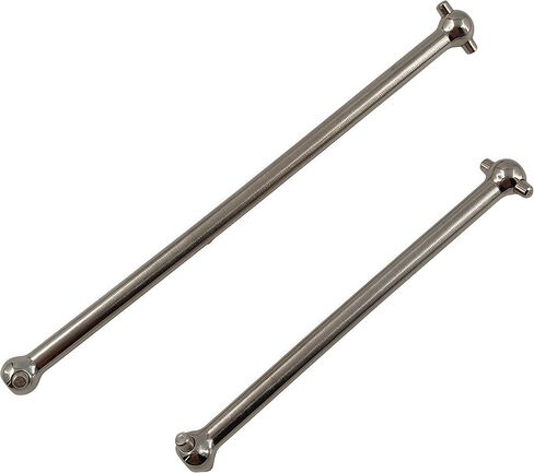 Hardened Steel Center Drive Shaft Axles Dogbone Set Upgrade Parts Compatible with Arrma 1/8 Typhon 6S BLX, Outcast 6S BLX, Notorious 6S BLX – CNC Machined in Saudi Arabia