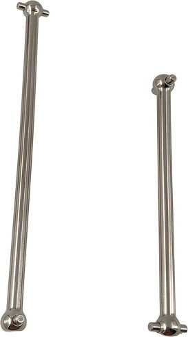 Hardened Steel Center Drive Shaft Axles Dogbone Set Upgrade Parts Compatible with Arrma 1/8 Typhon 6S BLX, Outcast 6S BLX, Notorious 6S BLX – CNC Machined in Saudi Arabia