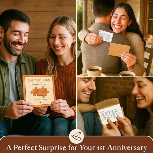 9 Year Anniversary Pottery Gifts for Him Her - Happy 9th Anniversary Wedding Gifts for Husband Wife, Willow Gift for 9 Years Wood Heart Puzzle in Saudi Arabia