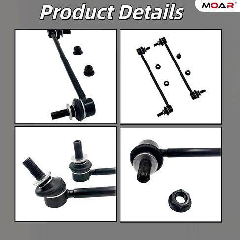 MOAR For Ford Focus C-Max Escape｜Front Sway Stabilizer Bar End Link Kit 2 Pcs Left & Right｜OE#：K80880 Black in Saudi Arabia