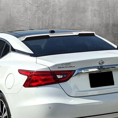 EPARTS ABS Rear Window Roof Visor Spoiler Compatible with 2016-2023 Nissan Maxima (Pearl Black) in Saudi Arabia