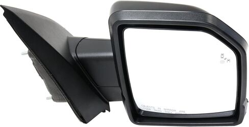 Kool Vue Driver Side Power Heated Mirror for Ford F-150 2015-2020 Power Fold With Signal Light, Blind Spot Monitor, Memory & Puddle Lamp Paintable in Saudi Arabia