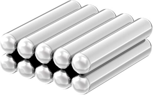 AlNiCo5 Magnets, Cow Magnet 1/2" Diameter x 3.00" Length - 4Pack,Silver Heavy Duty Cylinder Magnet,Cow Magnetic Metal Picker,Magnetic Stud Finder,Corrosion-Resistant and Water-Proof. in Saudi Arabia