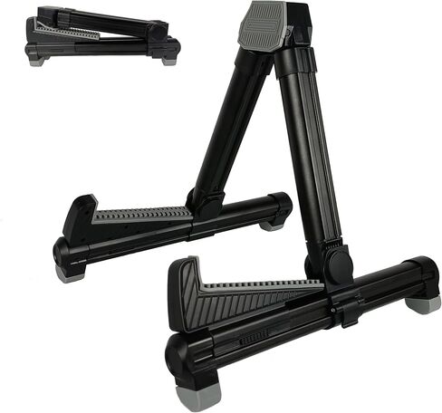 Adjustable, Portable Folding Univerial A-Frame Guitar Stand for Acoustic, Classical, Electric Guitars, Bass, Ukulele, Banjo in Saudi Arabia