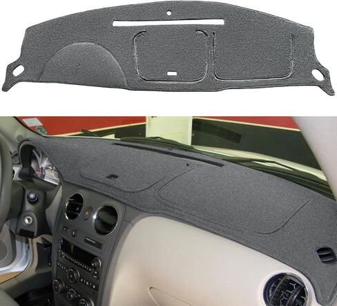 Dash Cover Mat Custom Fit for Chevy Chevrolet HHR,Dashboard Cover Pad Carpet K227 (Black) in Saudi Arabia