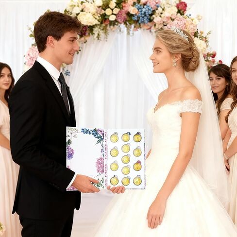 Tingku Gold Wedding Unity Coins مجموعة Arras de Boda Cermony Cermony Ceremony Arrhae Coin مع صندوق جمع الكتب - اللغة الإنجليزية in Kuwait